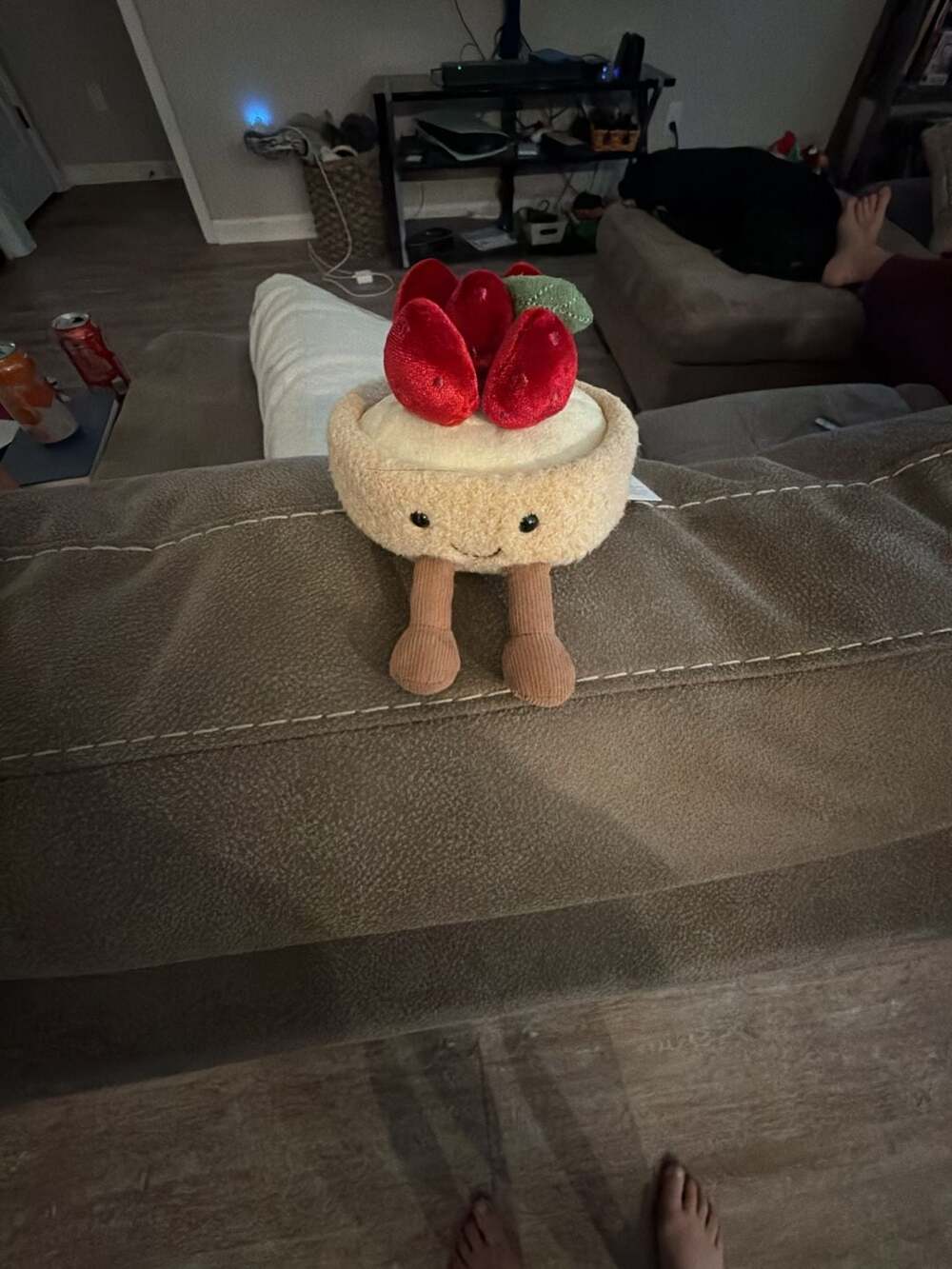 Jellycat Fleurette Tarte Aux Fraises Amuseables Food & Drink Plush Toy NWT